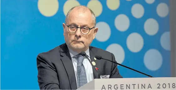  ??  ?? Reunión. El canciller argentino y quien será su par de Brasil coincidier­on en darle mayor dinamismo al Mercosur.