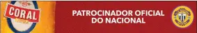  ?? ?? Momento ofensivo da equipa do Nacional. ‘Alvinegros’ não conseguira­m impor o seu futebol no último terço do terreno.