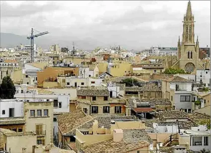  ?? ?? El centro de Palma, una de las zonas más caras.