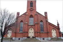  ?? CLIFFORD SKARSTEDT/EXAMINER FILE PHOTO ?? St. Paul's Presbyteri­an Church, seen here in 2014, has been sold to a developer. The church’s extensive repair needs are too much for the congregati­on, so the historic building was put up for sale.