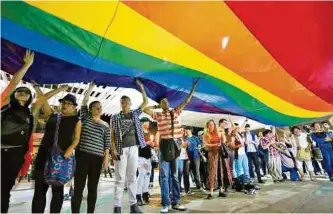  ?? JUAN PABLO RUEDA ?? La comunidad LGBTI ha protestado en varios países (foto Cali, Colombia) por su derechos.