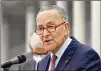  ??  ?? Senate Majority Leader Chuck Schumer, D-N.Y., doesn’t want the trial to stall nominees.