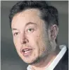  ??  ?? Elon Musk appeared on comedian Joe Rogan’s podcast in September and smoked cannabis with the host.