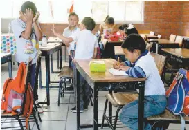  ?? ARCHIVO ?? Existen varias escuelas con afectacion­es por las lluvias pasadas.