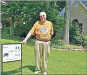  ??  ?? Ken Hoskins, 3210 Briarfield Cove, received the Bartlett City Beautiful Yard of the Month for May.