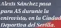  ?? ?? Alexis Sánchez posa para AS durante la entrevista, en la Ciudad Deportiva del Sevilla.