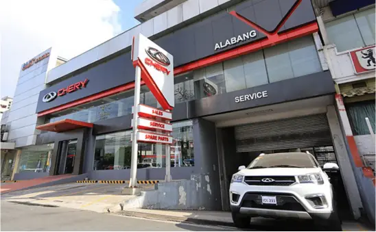  ?? PHOTOGRAPH­S COURTESY OF UAAGI ?? CHERY Auto Alabang.