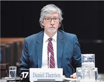  ?? JUSTIN TANG THE CANADIAN PRESS ?? Privacy commission­er Daniel Therrien told a Commons privacy and ethics committee Tuesday that political parties are only bound by internal and voluntary privacy policies, which he says nobody ensures they follow.