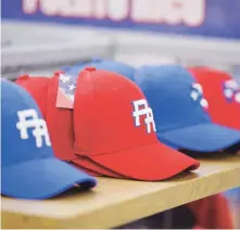  ?? David.villafane@gfrmedia.com ?? BORDADAS. Las gorras de los equipos de Puerto Rico son solo algunos de los productos que puedes comprar en Me Salvé y mesalvé.com.