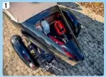  ??  ?? 1 Boat Tail-designet er blandt de mere eftertragt­ede på Bugatti Type
44. Det giver desuden et paent stort bagagerum.