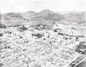  ??  ?? Toma aérea de la delegación Guadalupe Hidalgo en el año 1930.