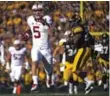  ?? MARK J. TERRILL/THE ASSOCIATED PRESS ?? Stanford running back Christian McCaffrey put up 368 all-purpose yards in Friday’s Rose Bowl.