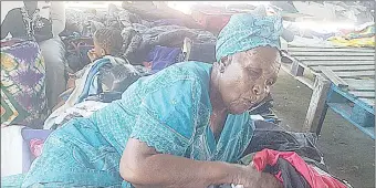  ?? ?? Nelly Mvubu has been a vendor for 17 years, selling second-hand clothes.