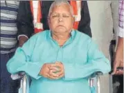  ?? HT FILE ?? ■
Lalu Prasad at RIMS in Ranchi.