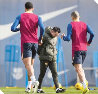  ?? ?? El técnico del Barcelona anunció, el sábado, que dejará el cargo al final de la temporada.