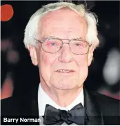  ??  ?? Barry Norman