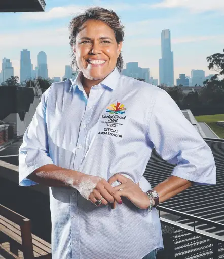 ?? Picture: ALEX COPPEL ?? Olympic champion Cathy Freeman has been named an ambassador to the Gold Coast Commonweal­th Games.