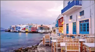  ??  ?? Mykonos attracts visitors year after year, with glorious weather from May to September