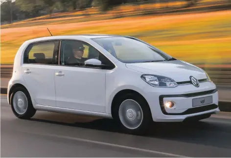  ??  ?? VW Move Up is well specced but at R179 900 it’s no bargain.