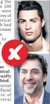  ??  ?? TURN-OFF Actor Javier Bardem and, top, Ronaldo