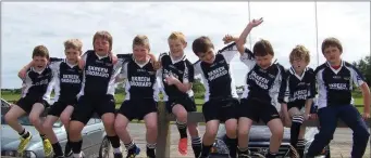  ??  ?? Group of children enjoying the fun in Mosney in 2006. Fergus Kilcullen, Simon Neary, Alan Mc Goldrick, Martin Clarke, Andrew Kelly, David James, Jennifer Doherty, Clarissa Doherty and Fionnuala Kelly.