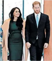  ?? TOLGA AKMEN/GETTY-AFP 2019 ?? Prince Harry and Meghan are officially out of the royal family and have decamped to Los Angeles.