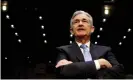  ?? Photograph: Joshua Roberts/Reuters ?? Jerome Powell appearing before a Senate committee on his nomination to become chair of the Federal Reserve in 2017.