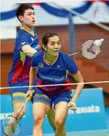  ??  ?? Must do better: Tan Kian Meng (left) and Lai Pei Jing aim to put up a better showing at the Denmark Open next month.