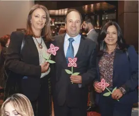  ??  ?? Susana Salcedo, José Bayona y Carmenza Coronado