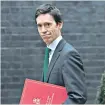  ??  ?? Rory Stewart, who wants to scrap jail sentences under six months