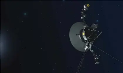  ?? ?? Nasa depiction of Voyager 1, which is approachin­g a half-century in operation. Photograph: AP