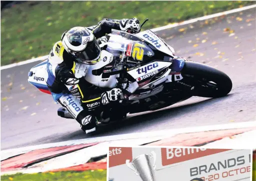  ?? Www.mphotograp­hic.co.uk ?? ●●Christian Iddon in action in the Bennetts British Superbike Championsh­ip at Brands Hatch and, right, on the podium