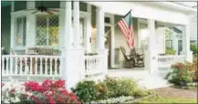  ?? KARIE DENNY VIA AP ?? This April 2018 photo shows a house in the Carriage District neighborho­od of Corsicana, Texas, where a new event called the Corsicana Porchfest &amp; Crafternoo­n is scheduled for June 9.