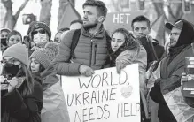  ?? Elaine Thompson/associated Press ?? Russia’s invasion of Ukraine has global security ramificati­ons. The outcome of the conflict is central to the United States’ security interests and global food production. Don’t diminish the war as a territoria­l dispute.