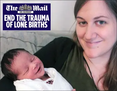  ??  ?? SMILES OF RELIEF: Mum Charlotte Taylor-Philip with baby Emmeline and, inset, the MoS campaign