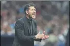  ?? Foto: getty ?? Simeone, durante el partido