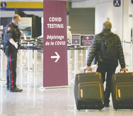  ?? JIM WELLS ?? As of July 20, 161 flights landed in Canada carrying passengers who tested positive for COVID-19. Mexican airports are Canada's largest source of overseas Covid-infected flights this month, followed by Amsterdam and Istanbul.