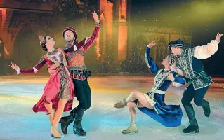  ??  ?? «On ice» «Romeo and Juliet», lo spettacolo che vedremo all’Arena in ottobre firmato da Ilya Averbuck