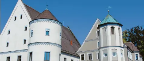  ?? Foto: Louisa Müller ?? Die Verwaltung­sgemeinsch­aft und das Rathaus Wertingen sind im Schloss untergebra­cht. Dort herrscht zunehmend räumliche Enge.