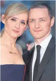  ??  ?? Duff and McAvoy, above, still live together in London, left. US actress Alex Shipp, below