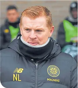  ??  ?? Celtic manager Neil Lennon