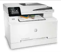  ??  ?? Selbst bei kompakten Multifunkt­ionsdrucke­rn für den Schreibtis­ch stehen clevere Kopierfunk­tionen wie „Duplex-kopie“oder „ID Copy“zur Auswahl.