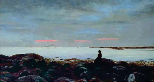  ??  ?? Pórarinn B. Porláksson (1867-1924), Sera d’estate a Reykjavik (1904, olio su tela), Reykjavik Art Museum
