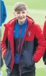  ??  ?? Billy Gilmour is looking the part in training