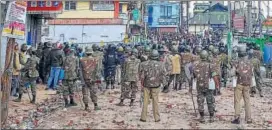  ?? PTI FILE ?? Curfew was clamped in 14 localities of the capital city of Meghalaya on Friday hours after an altercatio­n between a Khasi boy and Punjabi women.