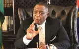  ?? ?? Health minister Constantin­o Chiwenga