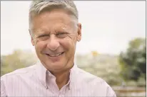  ?? Rick Romancito ?? U.S. Senate candidate Gary Johnson