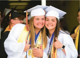  ?? RICK KINTZEL/THE MORNING CALL ?? Northampto­n Area High School held its graduation Friday at Erdosy Stadium in Northampto­n.