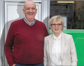  ?? Marie and Martin Williams of the Rock Street Post Office. Photo by Joe Hanley. ??