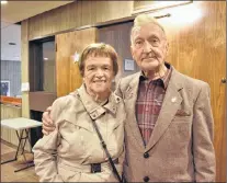  ?? MELISSA WONG/SPECIAL TO THE TELEGRAM ?? Joe and Madeline Pearcey. Joe was recently named Senior Citizen of the Year for St. John’s. Joe said he is very honoured.